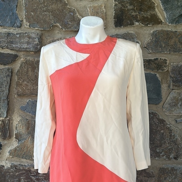 Jayna New York Orange cream blend Dresse Size Large - Picture 2 of 8